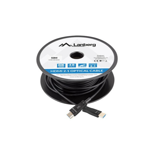 HDMI-kabel - Lanberg - 50M - 8K - Optisch - M/M v2.1