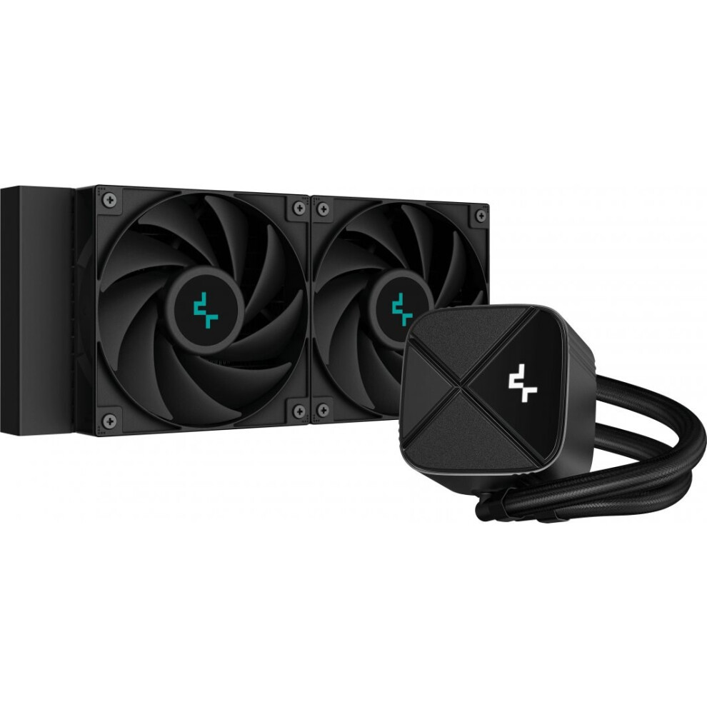 Deepcool Flüssigkeitskühlung Ls520 S Zero Dark 240Mm 2 Lüfter Led - Bild 4