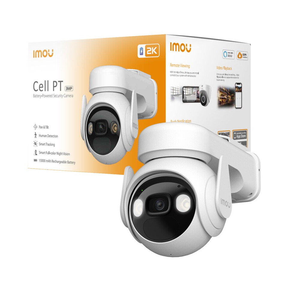 Imou Cell Pt Dome Ip Security Camera Outdoor 2304 X 1296 Pixels Wall 6971927239443