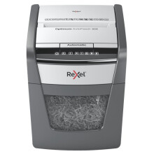 Trituradora de documentos - Rexel - Optimum Auto+ 50X - Corte transversal - 50 folhas - 20L