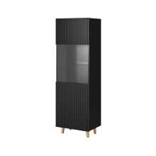Display cabinet PAFOS 60x40x182 mat black