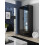 Cama display cabinet SOHO S6 2D2S black/black gloss 1