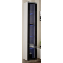 Cama Glass-case VIGO '180' 180/40/30 white/black gloss