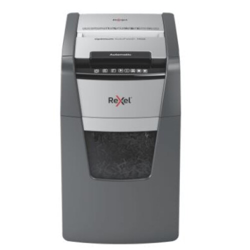 Destructeur de documents - REXEL - Optimum Auto+ 150X - Coupe croisée - 150 feuilles - P4