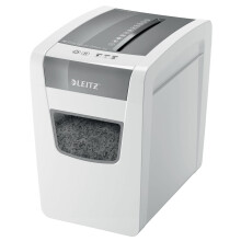 Trituradora de documentos - Leitz - IQ Slim Home Office - Corte transversal - 10 folhas - 23 litros