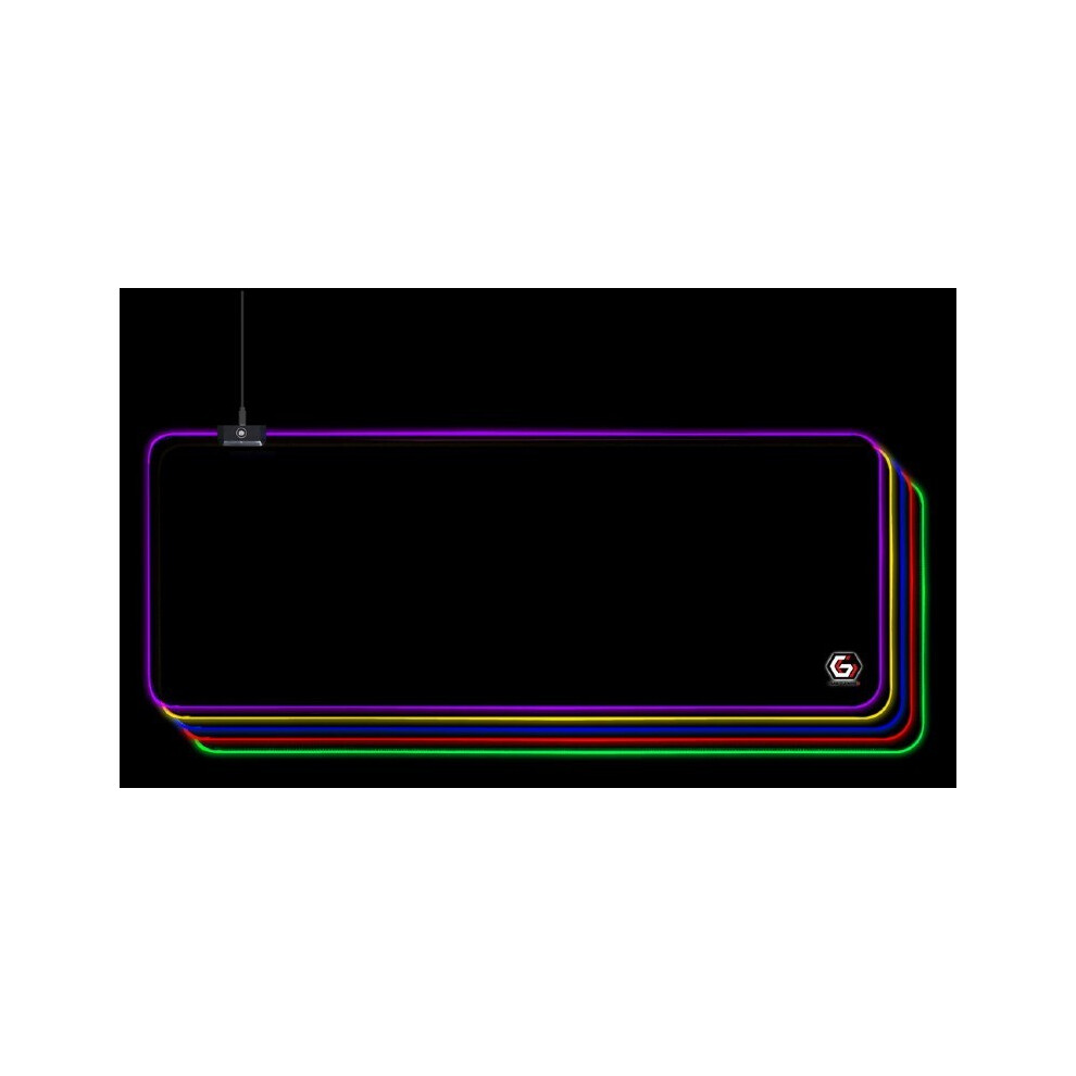 Gembird Schwarz Mp-Gameled-L Mauspad Gaming-Mauspad - Bild 4