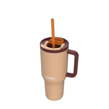 Gobelet isotherme - Kambukka - Rio 950ml - Almond Dream - Acier inoxydable - Beige et Marron