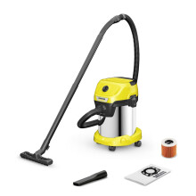 Aspirador de pó e água - Kärcher - WD 3 S V-17/4/20 - 1000 W - 17 l - soprador de folhas