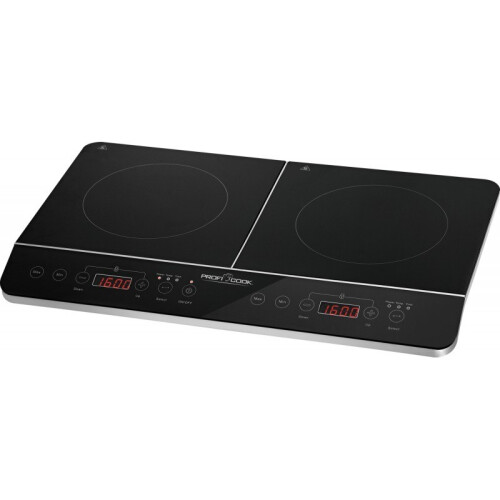 ProfiCook Plaque de cuisson à induction double PC-DKI 1067 3500 W Noir