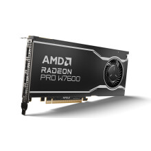 Grafikkarte - AMD - Radeon Pro W7500 - 8 GB - PCIe 4.0 x16 - Bis zu 6 Bildschirme
