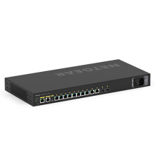 Switch - NETGEAR - M4250-10G2F-PoE+ - 10 x 10/100/1000 - 2 x Gigabit SFP - PoE+ 125W