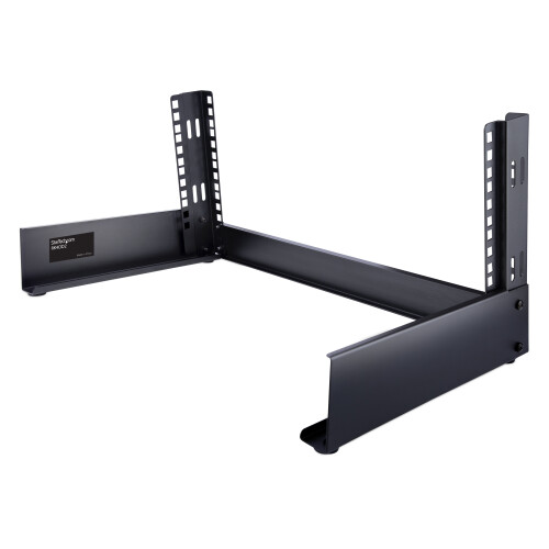 StarTech.com startech 4u open frame desktop rack - 2 post - weight cap. 66 lbs. noir noir Noir 1