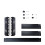 StarTech.com startech 4u open frame desktop rack - 2 post - weight cap. 66 lbs. noir noir Noir 8