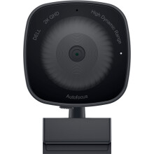 Webcam - DELL - WB3023 - Résolution 2560x1440 pixels - Microphone intégré - Noir