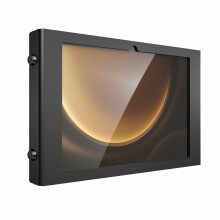 Beveiligde behuizing - COMPULOCKS - Galaxy Tab S9+/S9FE+ - Zwart metaal - Snelle toegang - Camera's blootgesteld