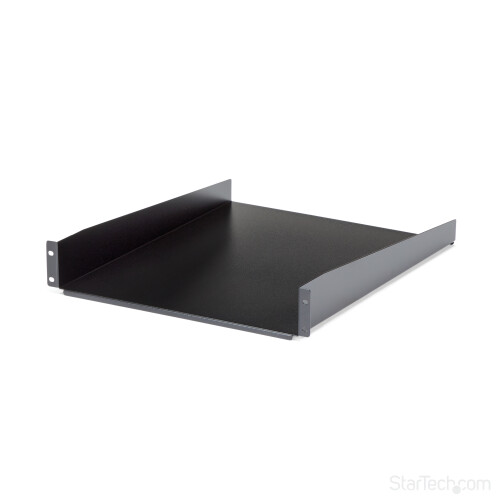 StarTech.com Prateleira fixa montada em rack 2U de 22 polegadas - STARTECH - SPCC - Capacidade de peso máx. 22,68kg