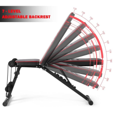 Adjustable Weight Bench with Resistance Band Foldable