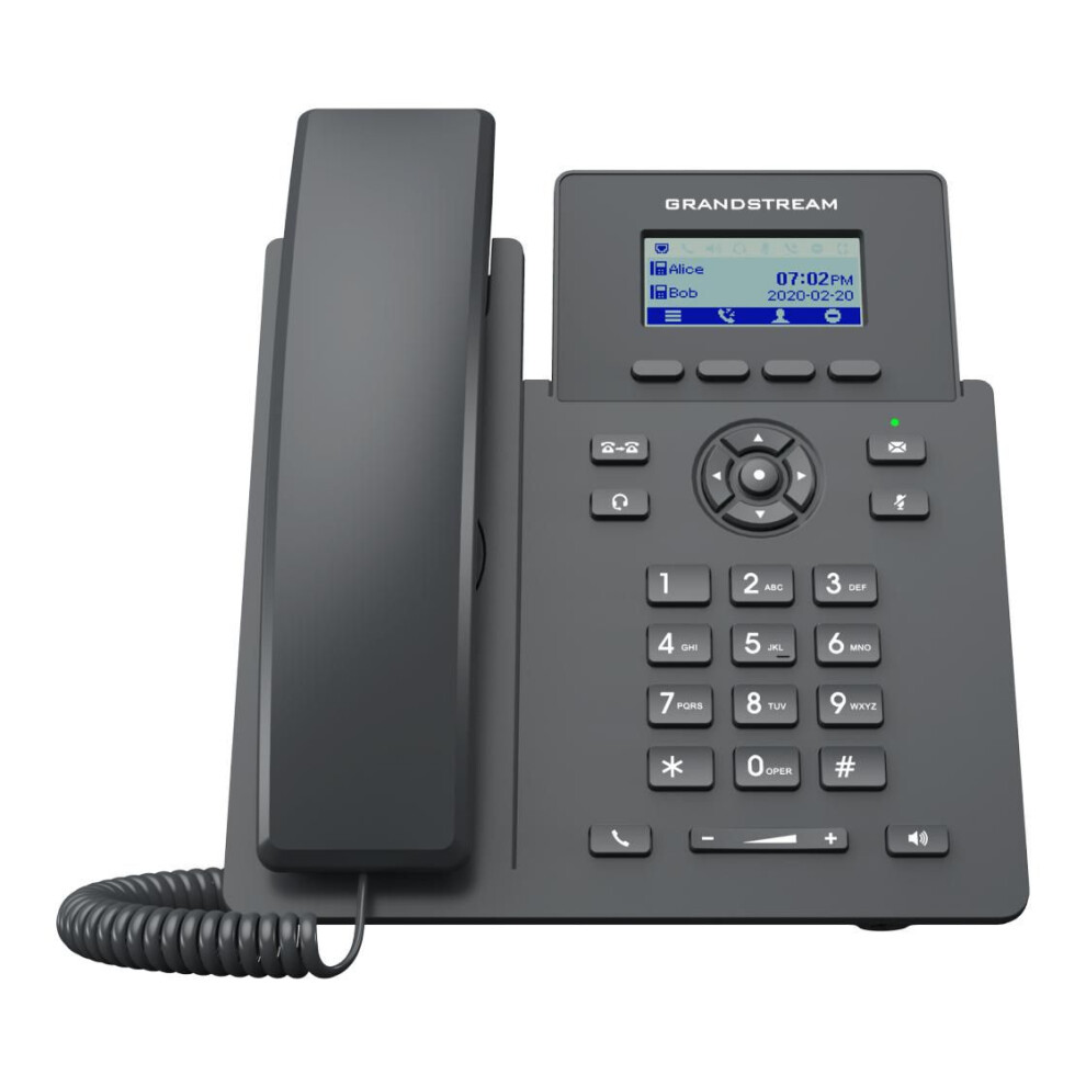 Ip Phone 2 Lines Lcd Black 6947273703112