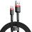 Cafule USB-C-Kabel 2A, 2 m - Rot/Schwarz 1