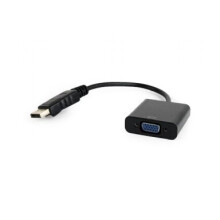 Gembird A-DPM-VGAF-02 video cable adapter 0.15 m VGA (D-Sub) DisplayPort Black
