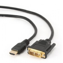 Cable HDMI a DVI - Gembird - 1,8 m - Conectores chapados en oro - Tecnología blindada - Color negro