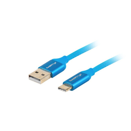 Lanberg CA-USBO-22CU-0010-BL USB cable 1 m USB 2.0 USB C USB A Blue
