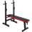 Adjustable Weight Bench with Dip Station Folding 1
