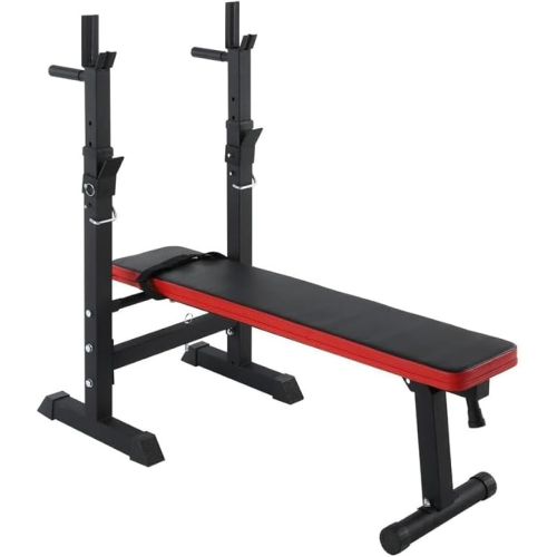 Adjustable Weight Bench with Dip Station Folding