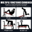 Adjustable Weight Bench with Dip Station Folding 7