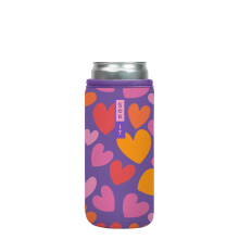Sok It Can Sok hoes voor bier en frisdrank ge?oleerde neopreen hoes (Hearty Hues 12oz Slim Can Sleeve)