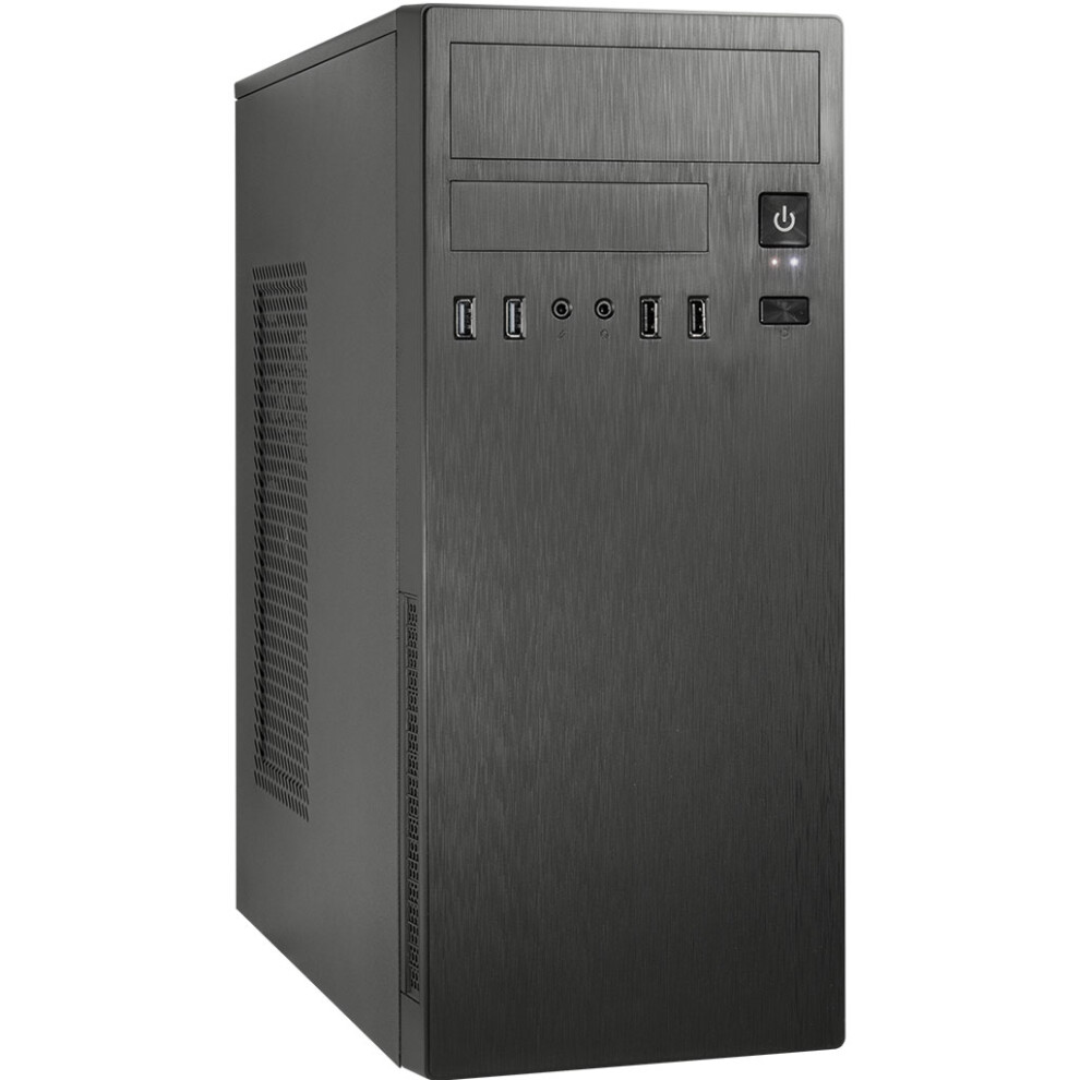 Intertech 2812 Business (ATX, mATX, Mini-ITX), PC Gehäuse, Schwarz - Bild 3