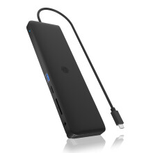 ICY BOX USB-C Docking Station IB-DK2116-C Geschikt voor merken: universeel met oplaadfunctie, lezer