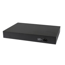 ALLNET Switch unmanaged Layer2 18 Port • PoE Budget 240W • 16x PoE at • 2x SFP • 19" • Lüfterlos • ALL-SG8018P