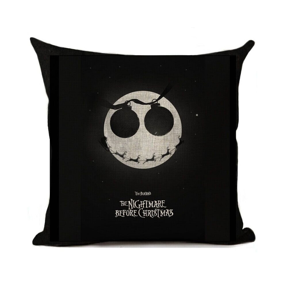 (L) L'étrange Noël de monsieur Jack Housse de coussin Housse de coussin Canapé Décoration d'intérieur