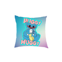 (Bleu clair, velours) Taie d'oreiller mignonne Poppy Playtime Huggy Wuggy 45 cm