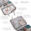Hobby Gift Project or Craft Bag with Embroidery Hoop Storage Soft: Bee 4