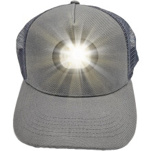 Light up Baseball Hat - Adjustable Light Hat,3 Brightness Levels, Rechargeable Head Lamp, Sports Hat for Men and Women