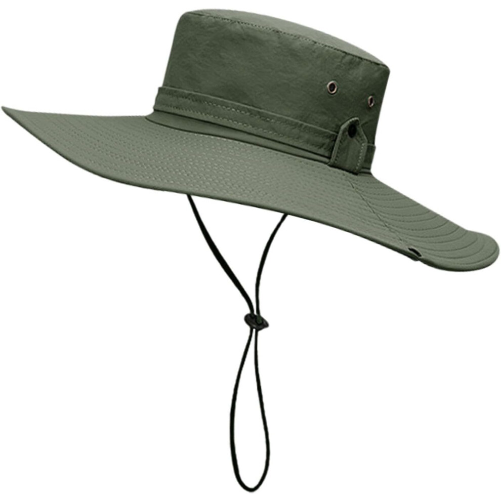 Foldable Fishing Hat - Outdoor Uv Protection Hat - Outdoor Uv Protection Summer Sun Hat for Beach, Waterproof Breathable Adjustable Comfort Fishing