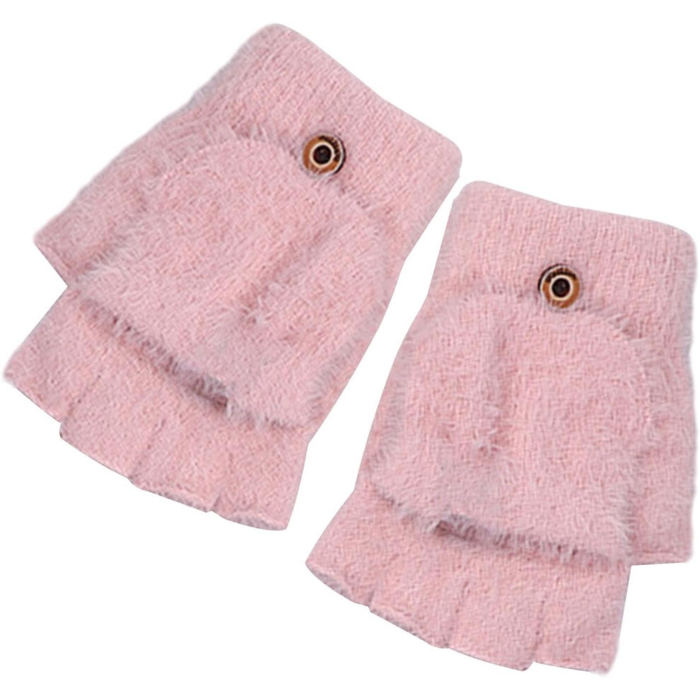 Convertible Fingerless Gloves | Winter Mittens With Cover Cap | Windproof Cold Weather Mitten Glove For Photographing