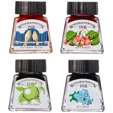 Coffret d'encres     dessin Winsor & Newton Collection Vibrant Tons 0,5, lot de 4