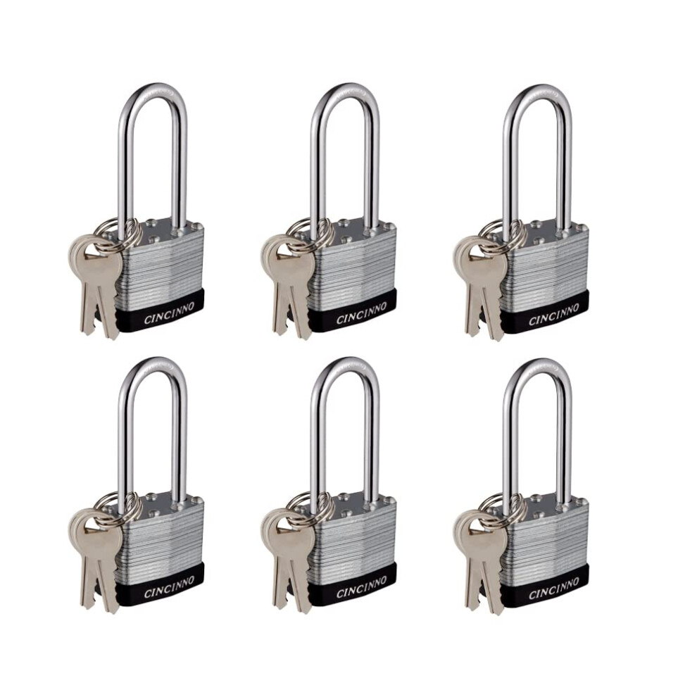 Cincinno Laminated Steel Padlock With Key 734387636087