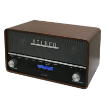 Draagbare DAB-radio Denver DAB-36 - Bluetooth - 10 Watt - Houten behuizing