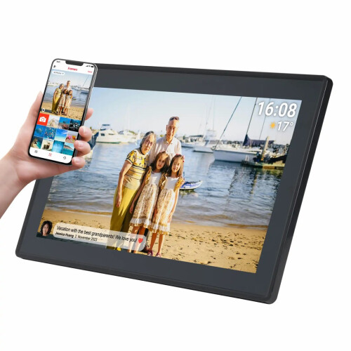 Denver Digitale Bilderrahmen - DENVER - PFF-1515B - IPS-Touchscreen 15,6'' - Wi-Fi - FRAMEO