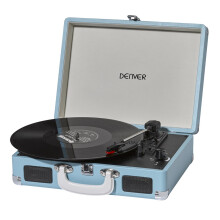 Platine Vinyle Tourne-Disque DENVER VPL-120 Blauw - USB - Luidsprekers - 33 1/3, 45, 78 t/min