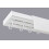 (200 cm, HOOKS) Double Curtain Rail Track PCV Ceiling SET with HOOKS or CLIPS + WHITE COVER 1