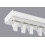 (300 cm, CLIPS) Single Curtain Rail Track PCV Ceiling SET with HOOKS or CLIPS 1