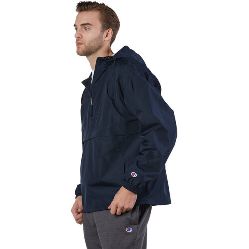 Champion - Packable Quarter-Zip Jacket - CO200 - XL - Navy 2