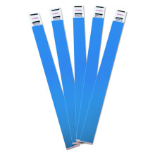 ADVANTUS Crowd Management Tyvek armb?nd sekventielt nummererede bl? pakke med 100 stk (75442)