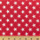Tecido Estrelas Impressão Poliéster Algodão 60 Polegadas por Jarda (Vermelho) 5
