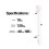 TR Industrial Multi-Purpose UV-resistente naturlige kabelbindere 18 tommer 50 Pack 5